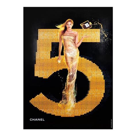 chanel no 5 gold dress